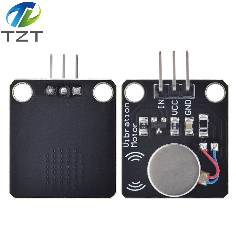 TZT 5V Vibrating Vibration Motor Module High and Low Level Vibration Mini Motor Module for Arduino