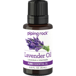 Lavender Pure Essential Oil (GC/MS Tested), 1/2 fl oz (15 mL) Dropper Bottle