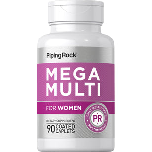 Women's Mega Multi, 90 Coated Caplets Bottle